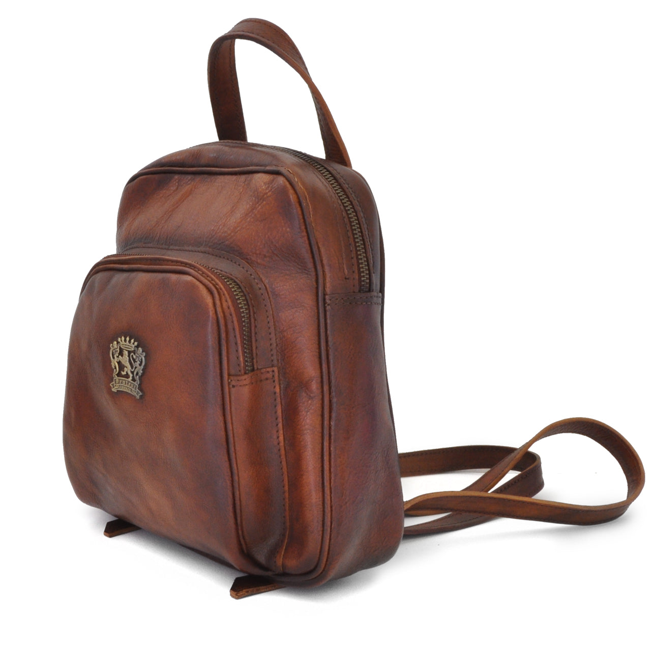 Pratesi Sirmione Backpack in genuine leather - Yellow