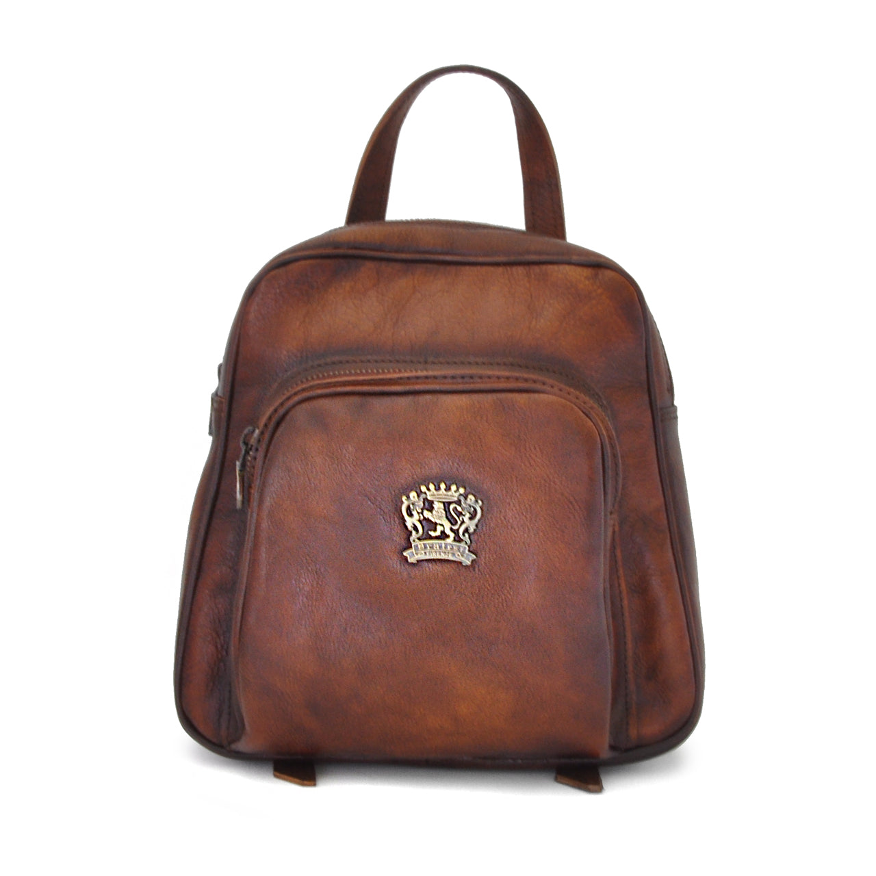 Pratesi Sirmione Backpack in genuine leather - Brown – Pratesi USA