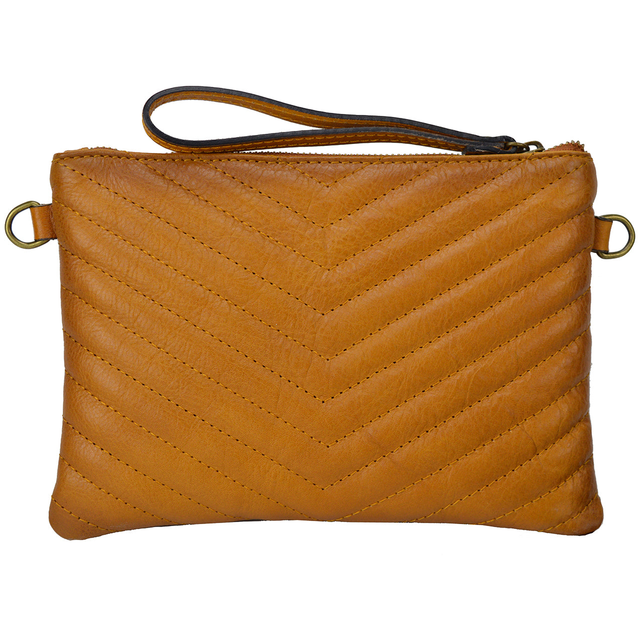 Pratesi Rufina B253/23 Woman Bag in genuine leather - Coffee