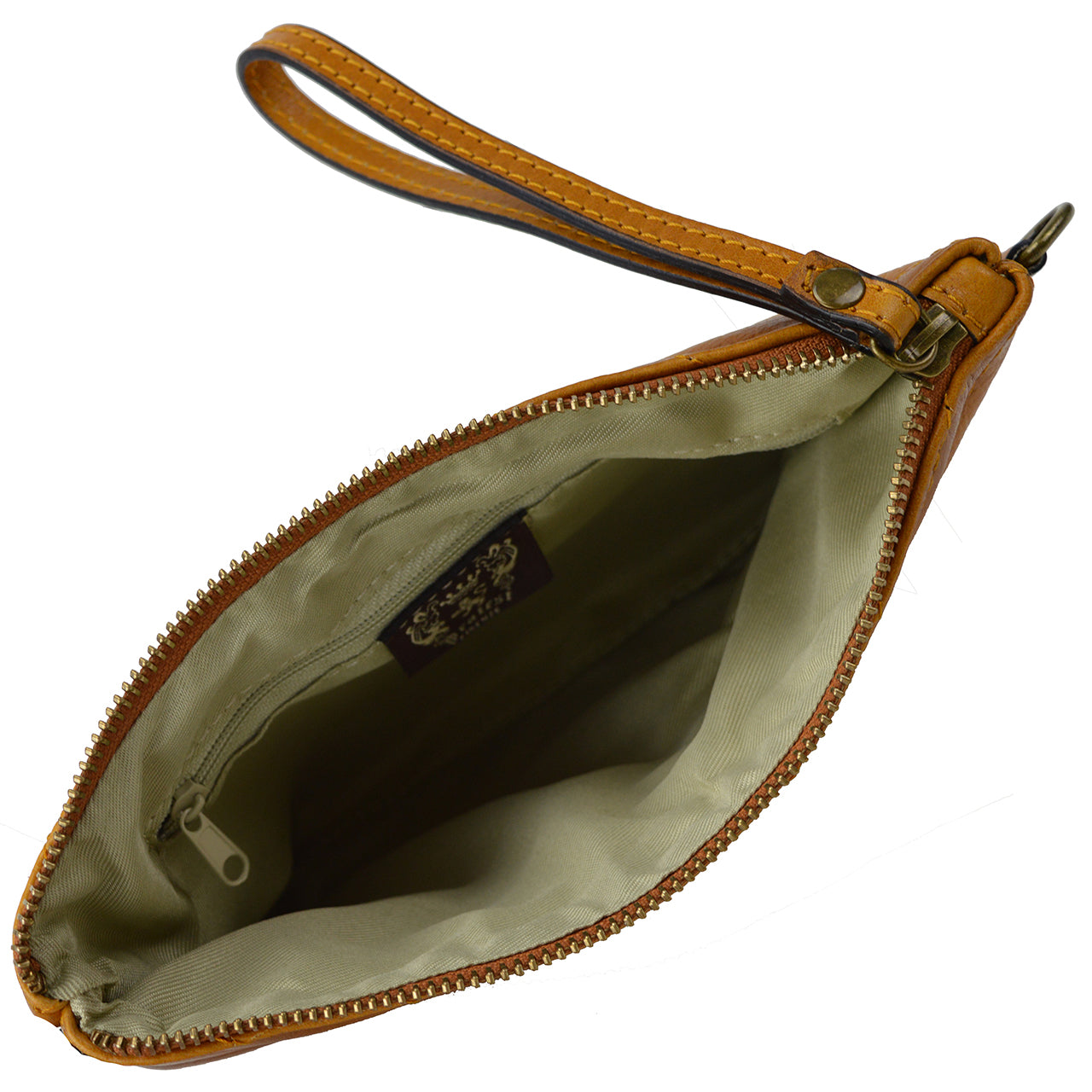 Bolsa feminina Pratesi Rufina B253/23 em couro genuíno - Violeta