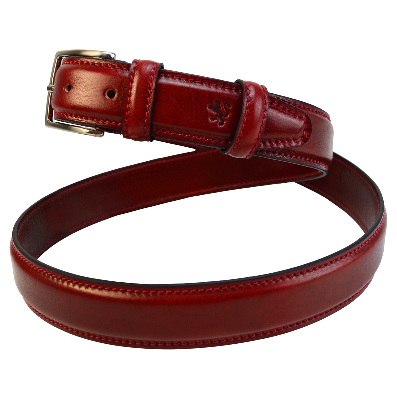 Pratesi Ezio Belt in Vegetable-Dyed Italian Leather - Brown