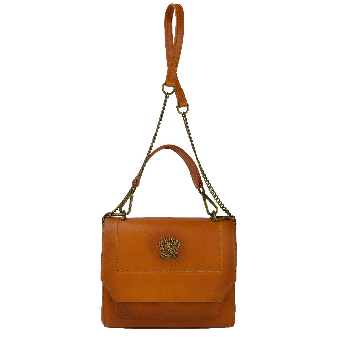 Pratesi Lanciano Lady Bag in genuine Italian vegetable dyed leather - Brown