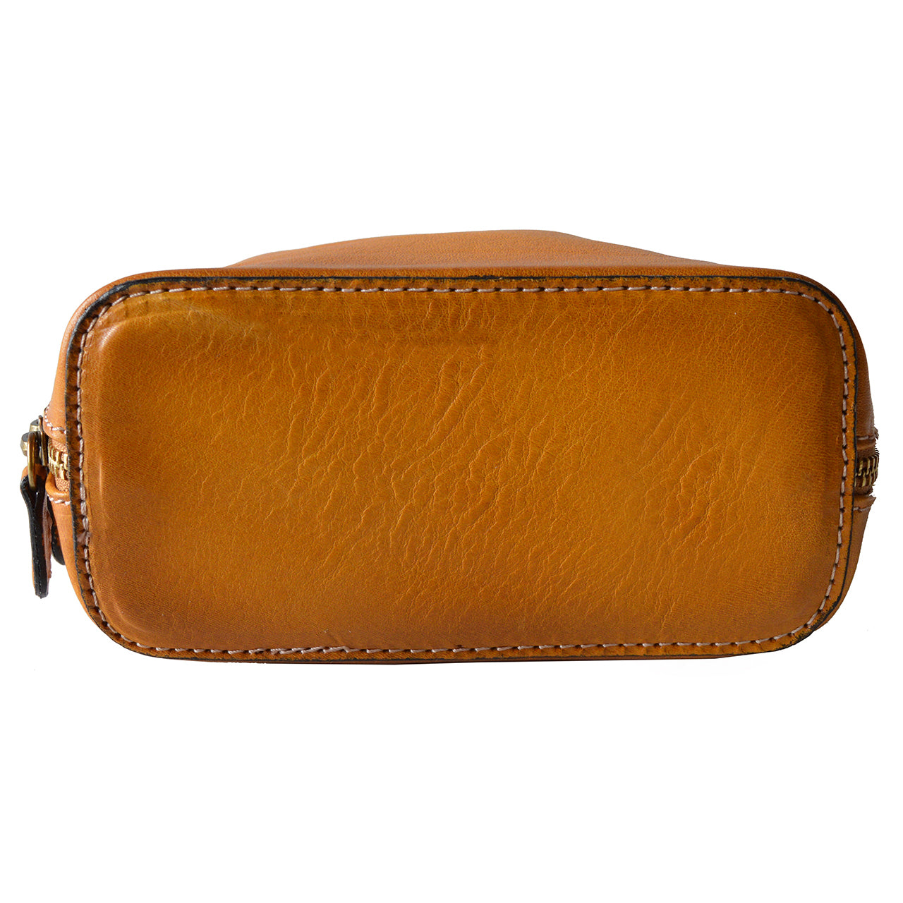 Bolsa transversal Pratesi Volterra em couro italiano curtido vegetal - Preta