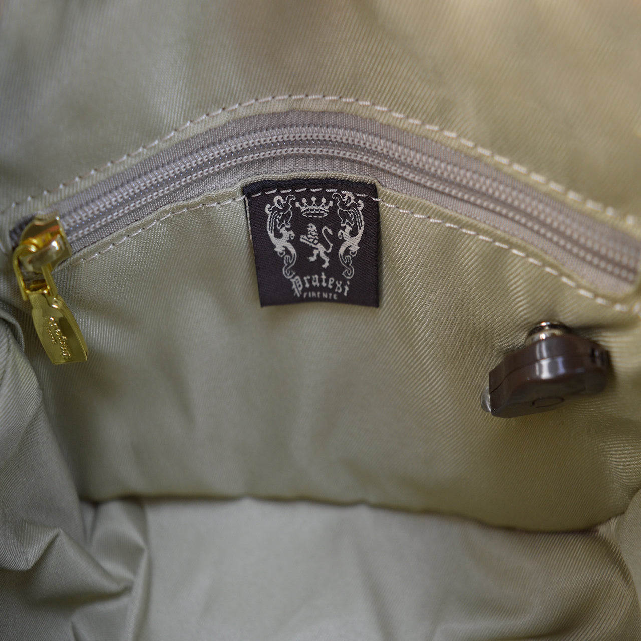 Pratesi Forte Clutch B509 in Genuine Italian Leather - Chianti