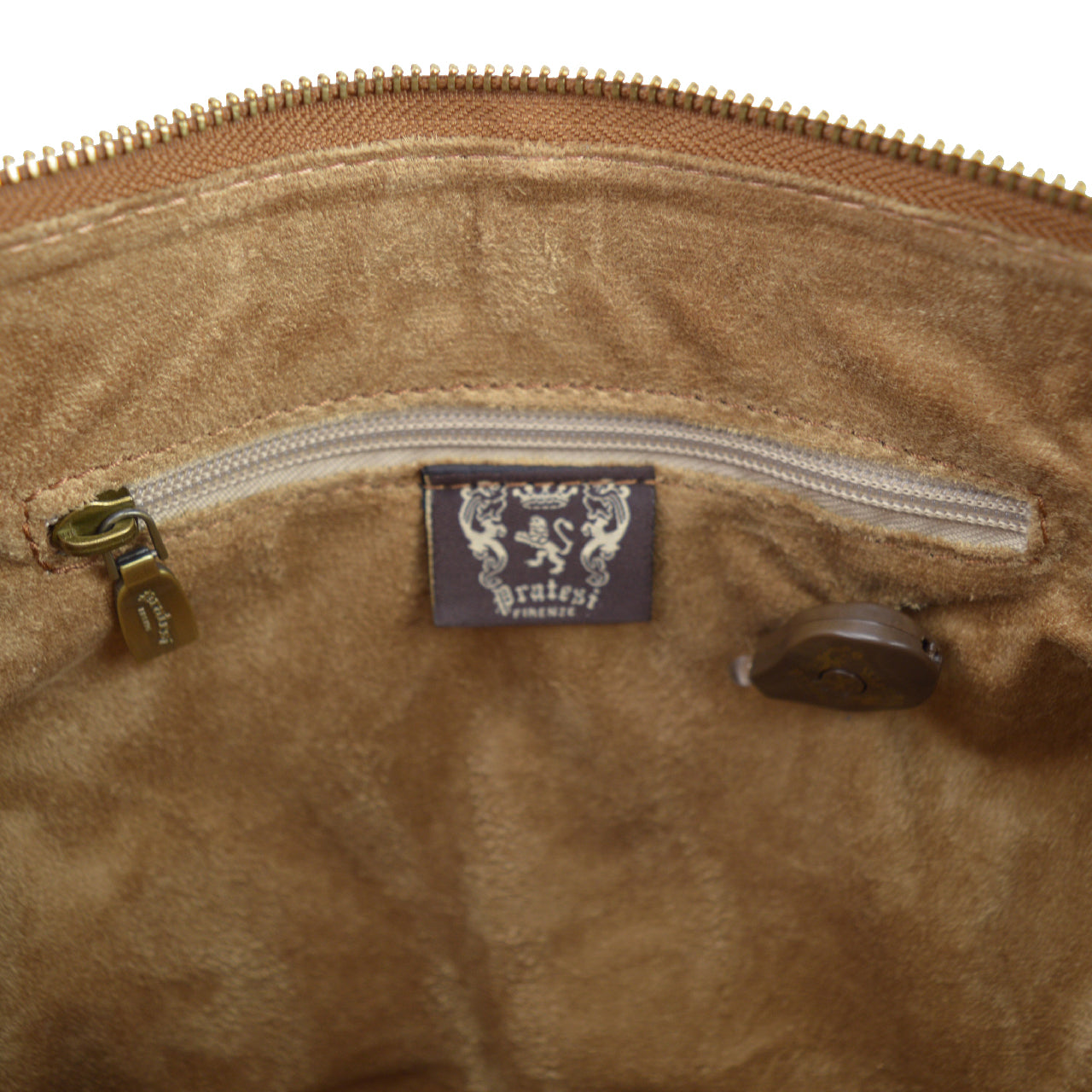 Pratesi Pagiano Crossbody Bag B137 in genuine leather - Black