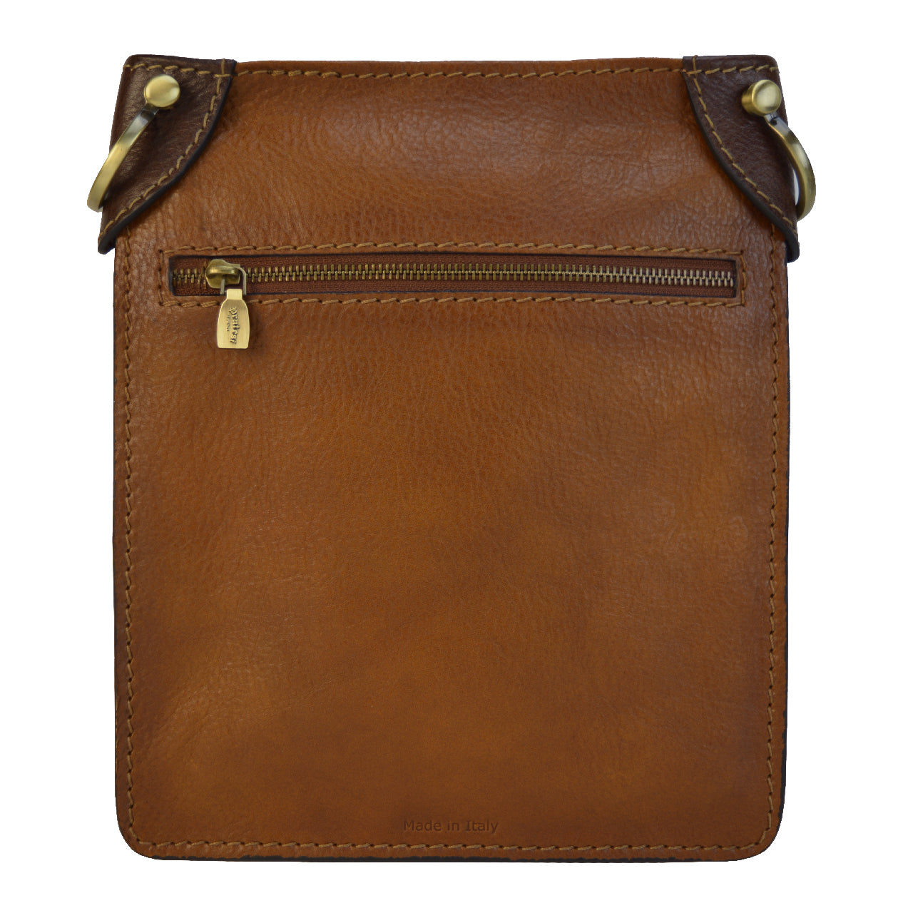 Pratesi Bakem Medium Bag in genuine leather - Cherry