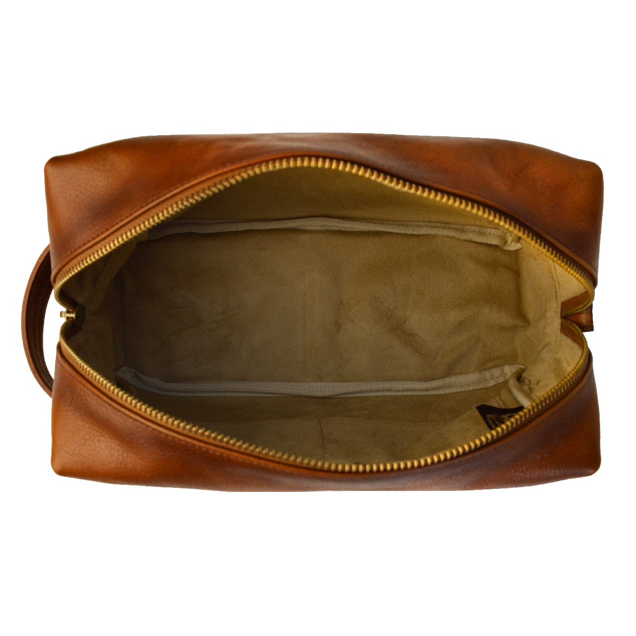 Pratesi Tronia Necessaire B250 in Genuine Leather - Toiletry Bag B250 Brown