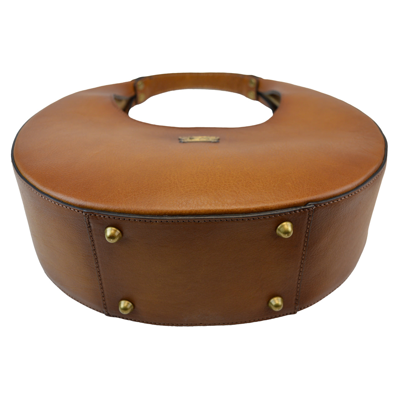 Pratesi Ville Italian Handbag in Vegetable-Dyed Leather