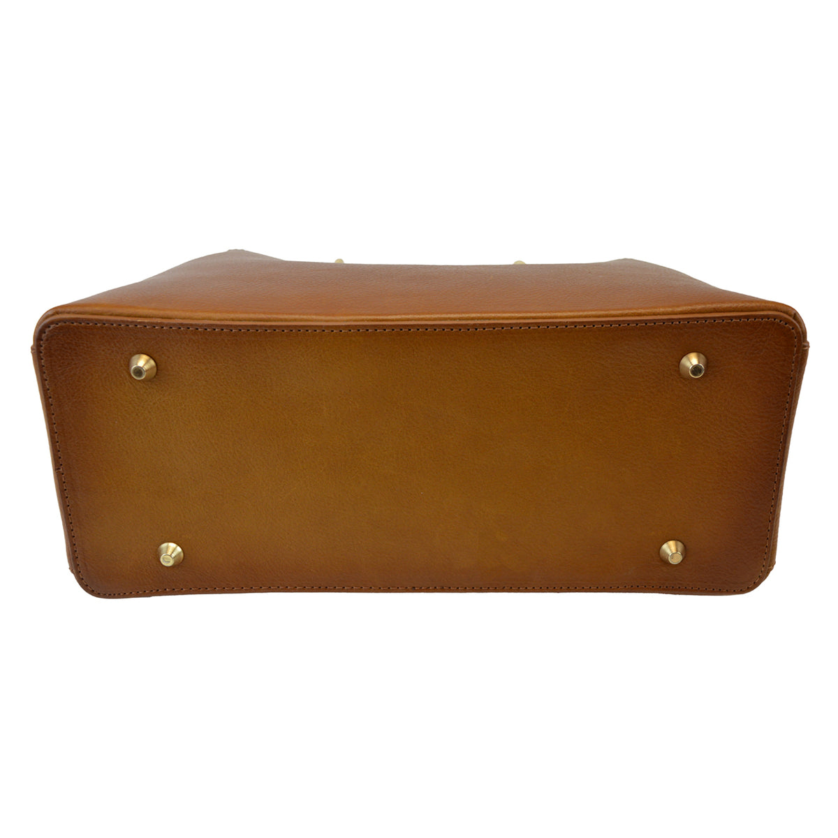 Pratesi Caselli B377 HandBag Bag in cow leather - Bruce Cognac - cgpt2