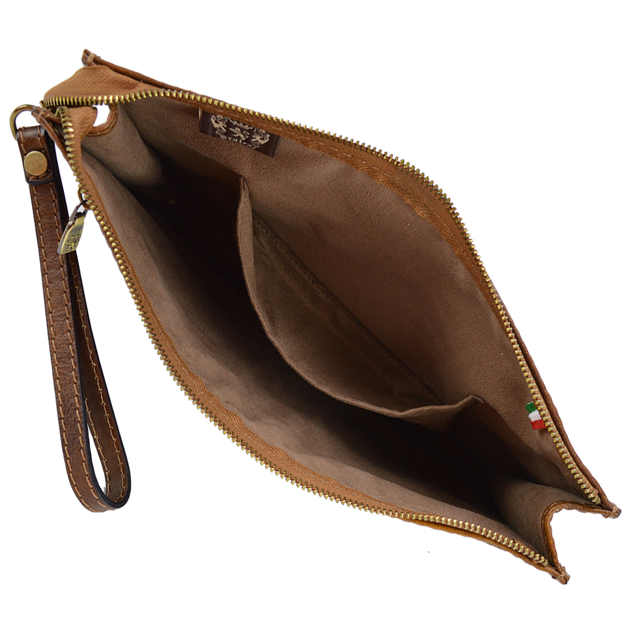 Cuir italien tanné végétal Pratesi Raggioli 455 - Cognac