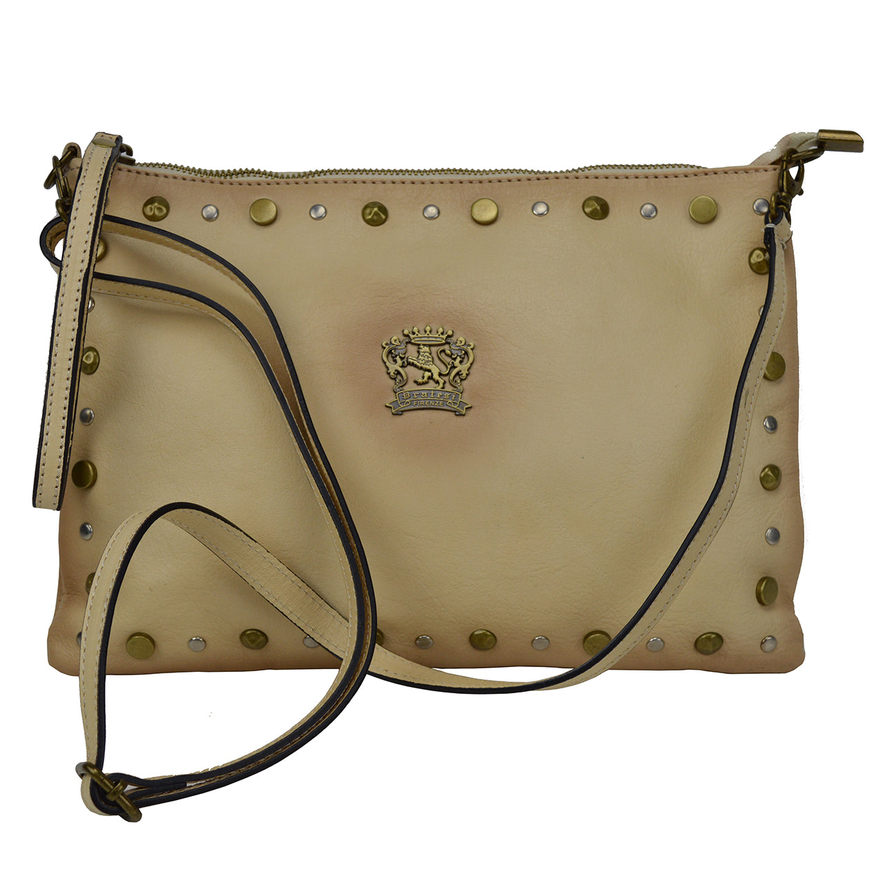 Pratesi Montebonello Leather Clutch in Vegetable-Dyed Leather - Brown