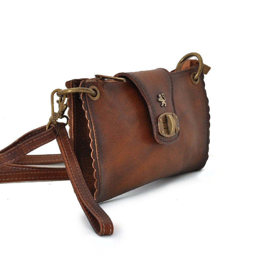 Sac Femme Pratesi Pontremoli B336 en cuir véritable - Chianti