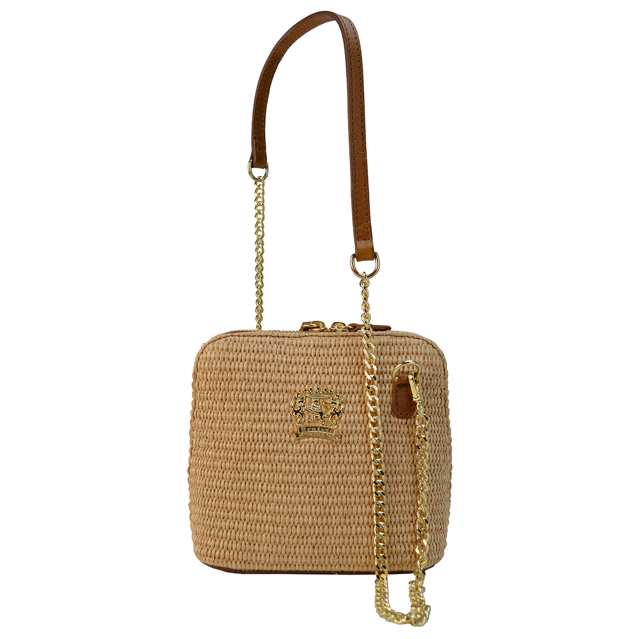 Bolsa transversal Pratesi Volterra Summer S467/PCE - Preta Verão