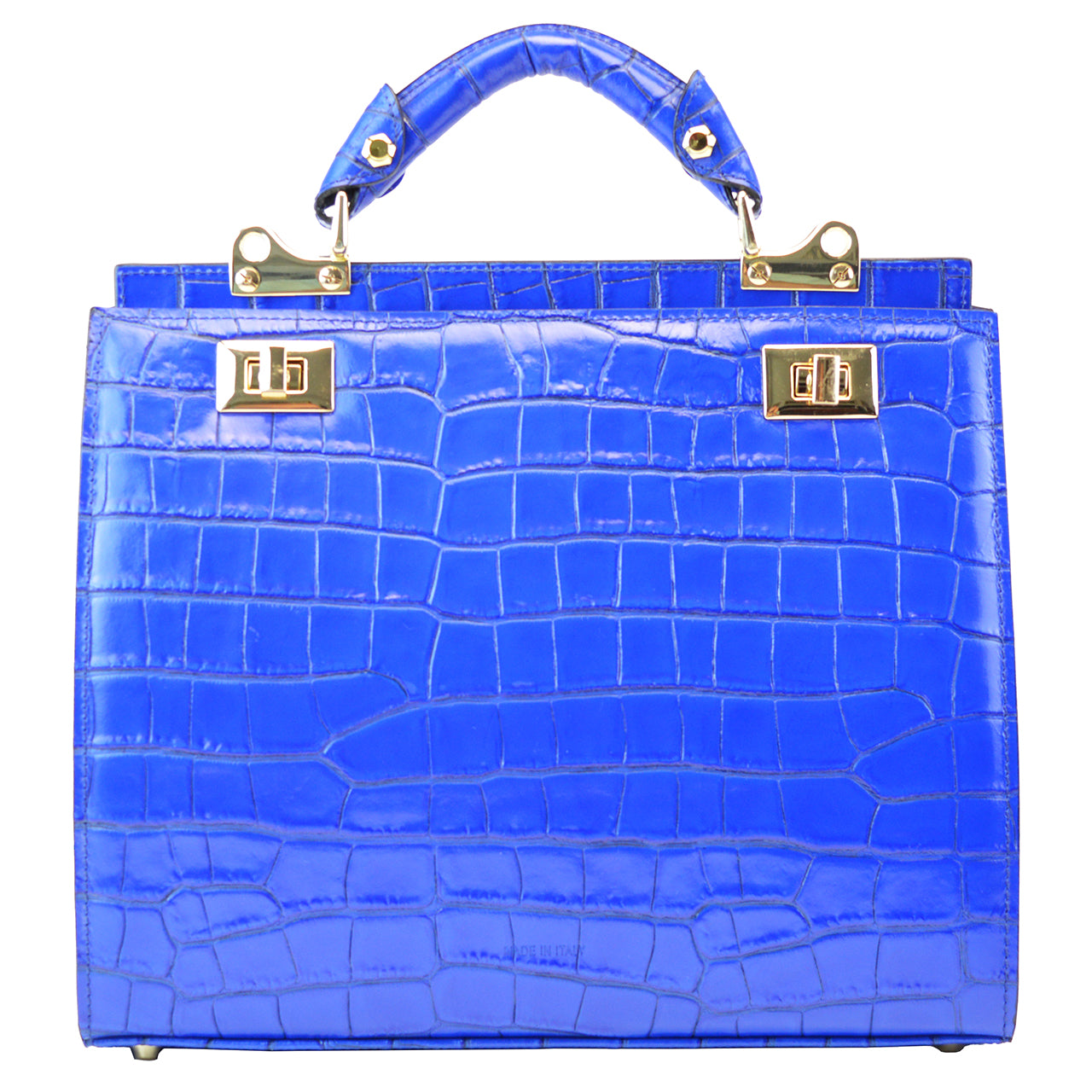 Pratesi Anna Maria Luisa de' Medici K150/32 Lady Bag in cow leather - King Electric Blue - LQE2