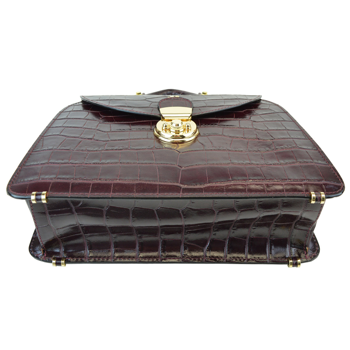 Pratesi Veneziano Handbag K285/P in Cow Leather - King Chianti - cgpt2