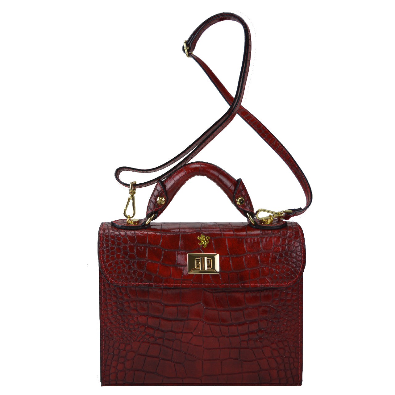 Pratesi Lucignano K280/26 Bolso de mano en cuero de vaca - King Blue