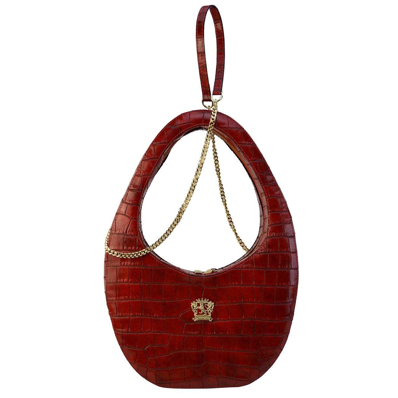 Pratesi Lucca K618/30 Lady Bag in genuine leather - king Cherry