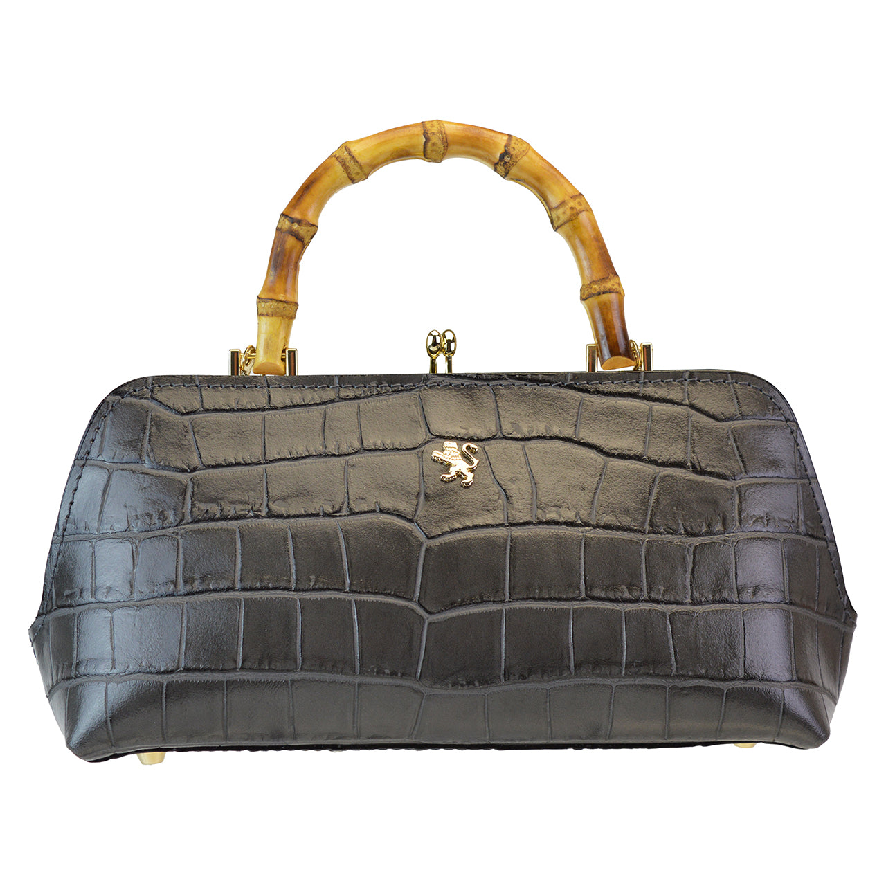 Pratesi Candeli Handbag K565 in genuine leather - Croco-Embossed