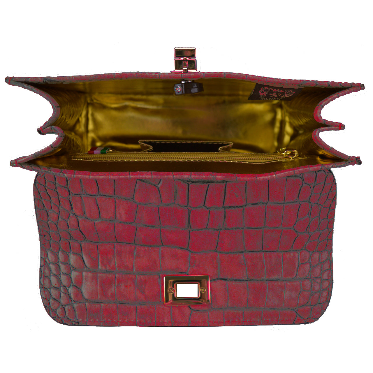 Pratesi Lucignano K280/26 Handbag in genuine leather - King Fuxia