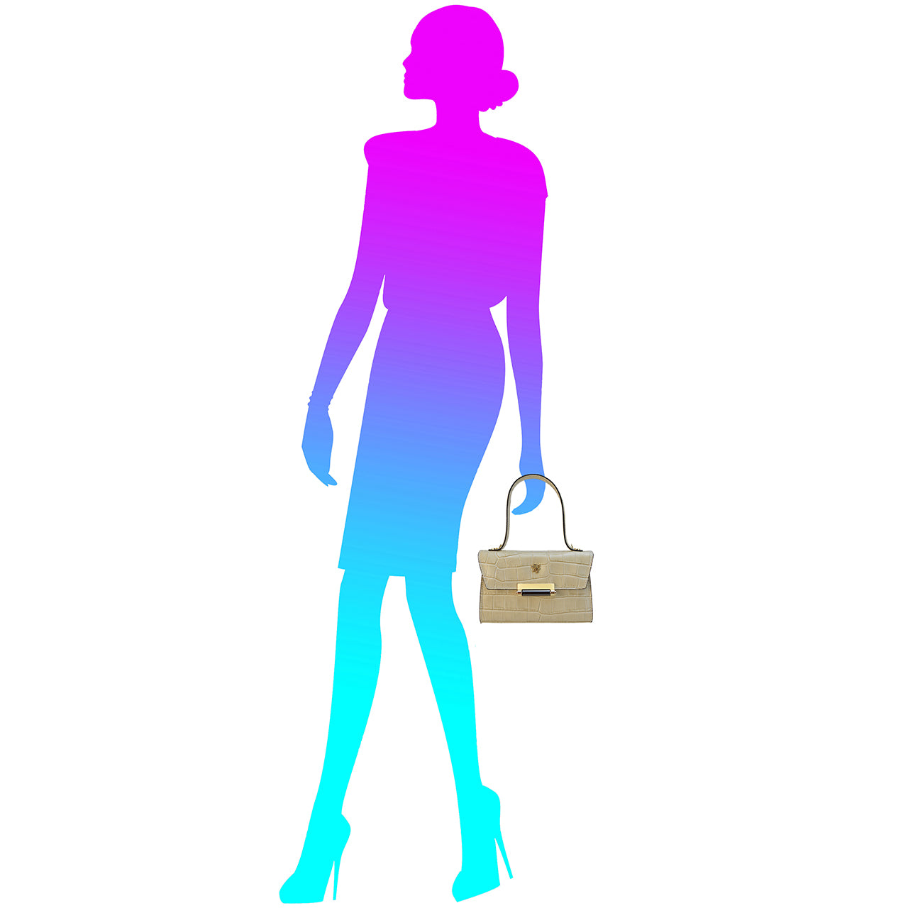 Pratesi Miss Impruneta K146 レディ バッグ カウレザー - キング チェリー