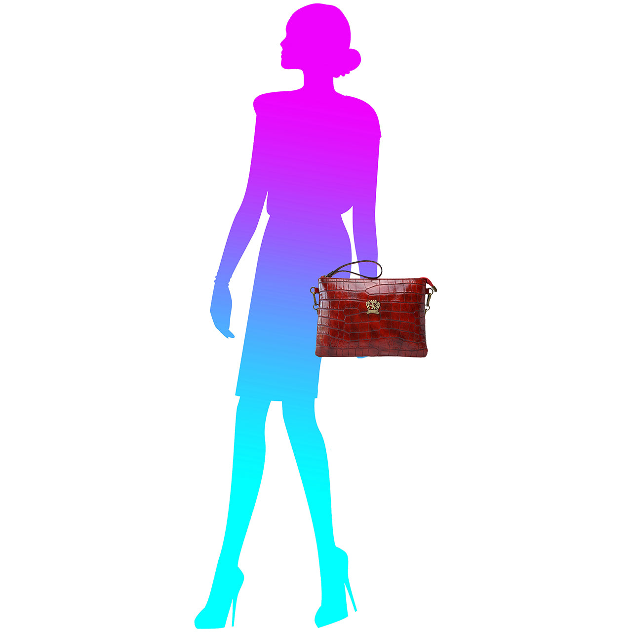 Pratesi Rufina K253/28 Woman Bag in genuine leather - King Pink