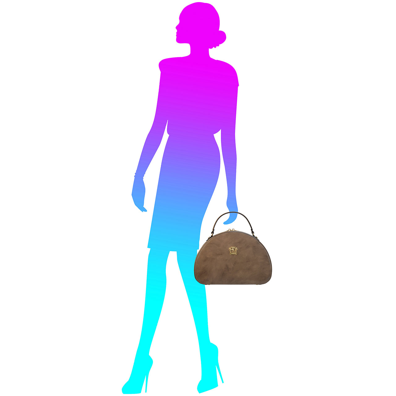 Pratesi Gran Verona Bolsa R255/32 - Brunelleschi Cinza