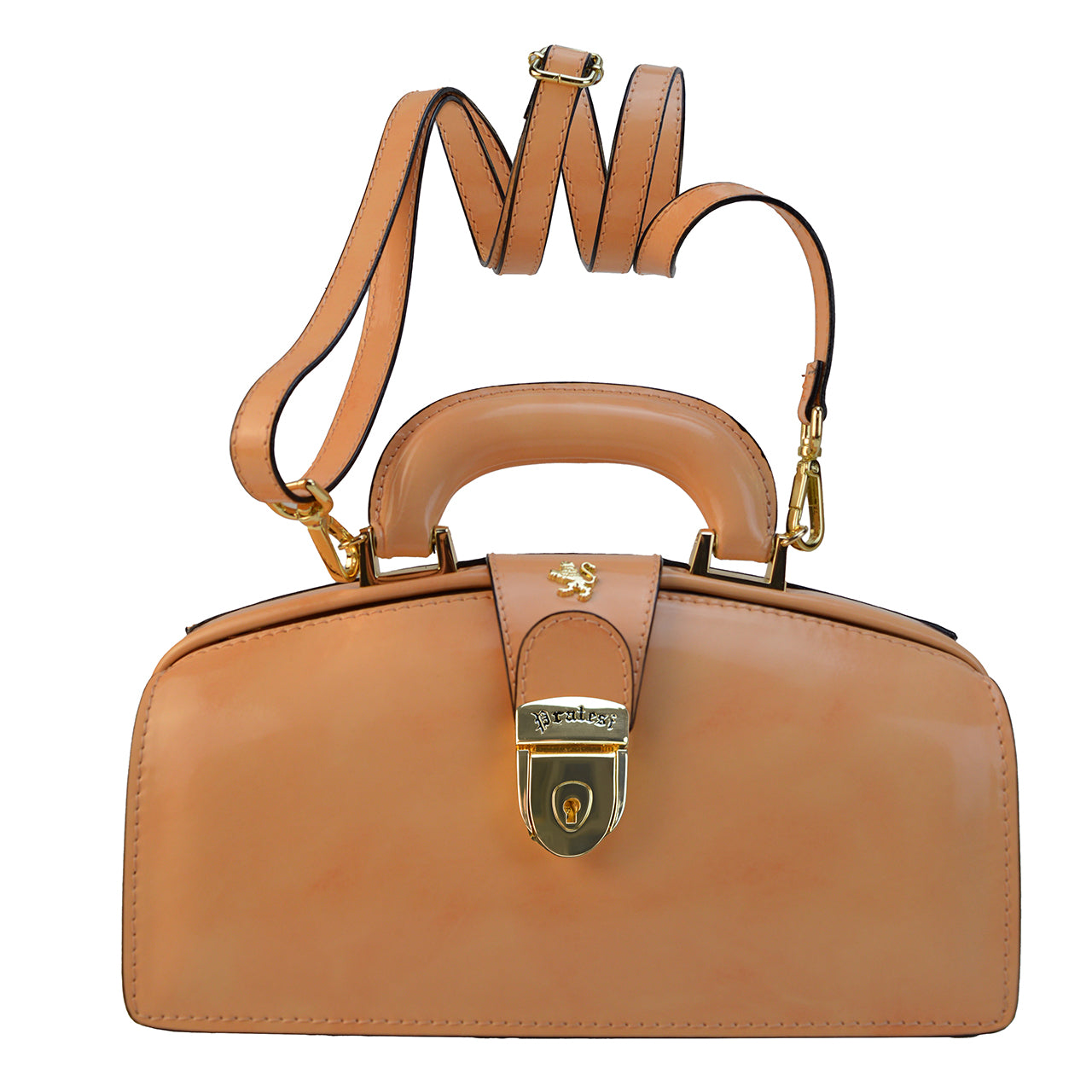 Pratesi Lady Brunelleschi Bag in genuine leather - Brunelleschi Peach