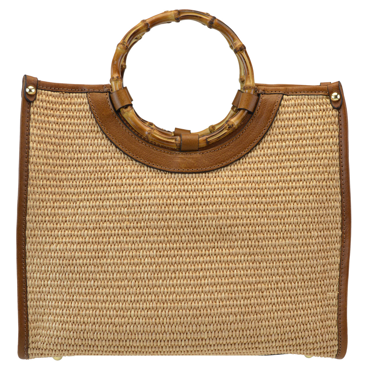 Pratesi Cancelli Summer Hand Bag - Summer Cognac