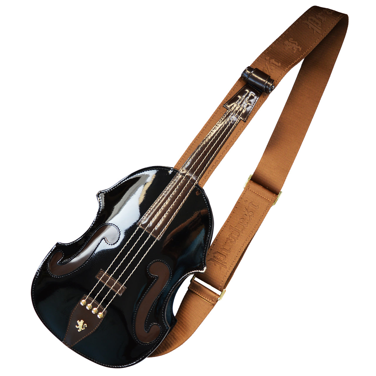 black patent leather backpack Violin in genuine cowhide V210 Patent Id be happy to filtercolor:brown Toomies Bluey Pull & Color:Purple Iridescent Over Mint