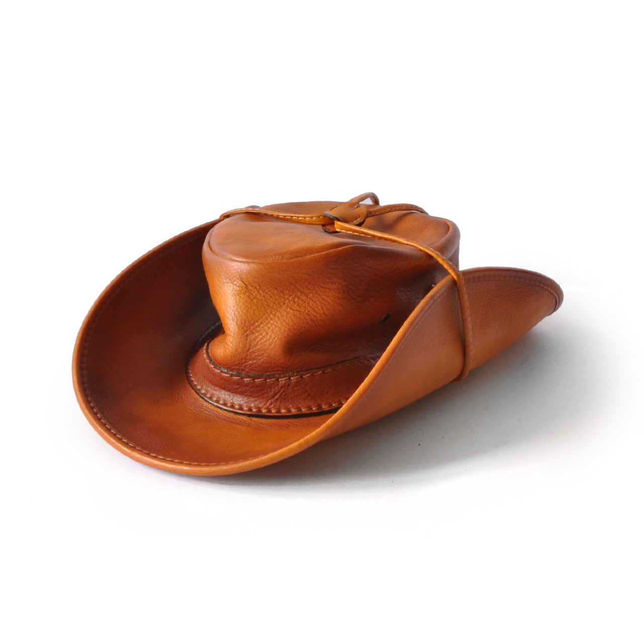 Chapeau Pratesi Cagliostro 61 cm en véritable cuir italien