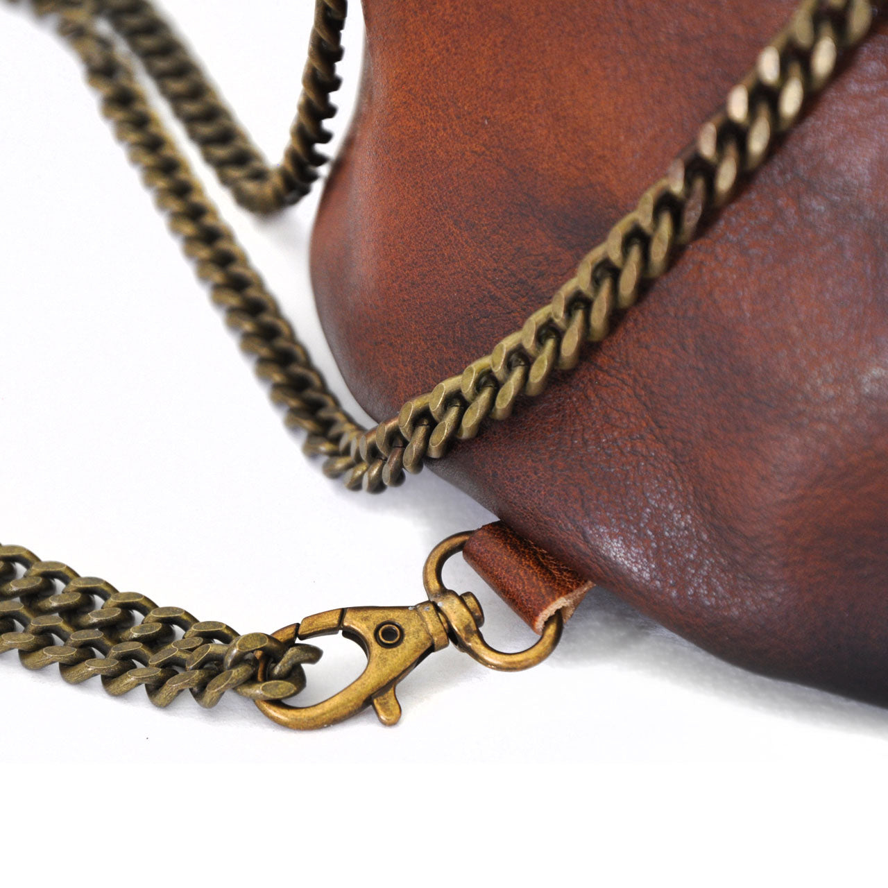 Sac Pratesi Pienza en cuir italien véritable - Cuir italien tanné végétal vert foncé