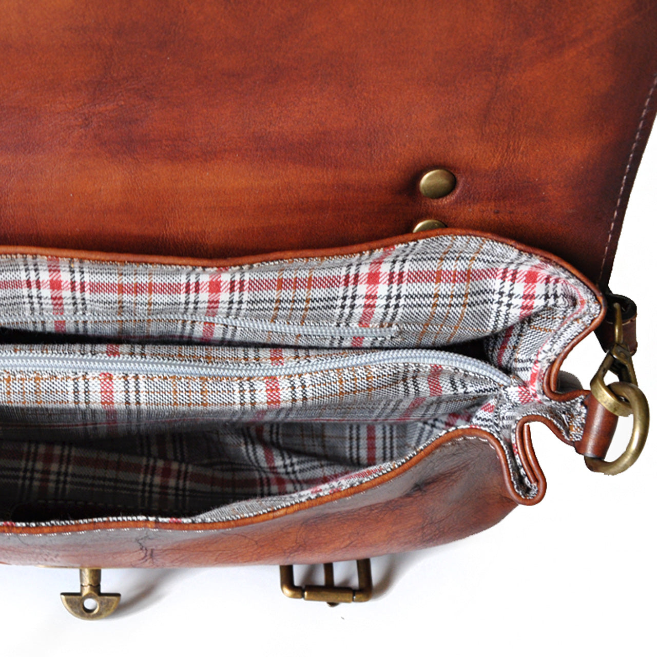 프라테시 여성 가방 카스텔아자라 스몰, 이탈리아산 천연 가죽