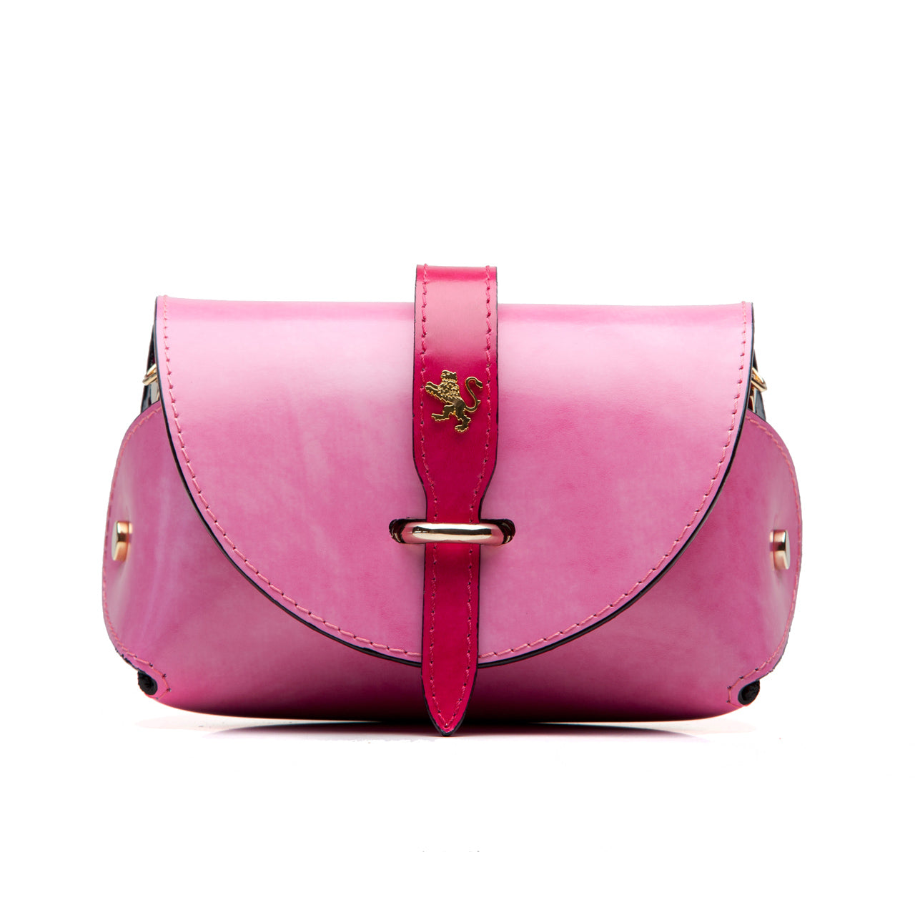 Pratesi Lady Brunelleschi Borsetta In Pelle Radica Fucsia – Made In Italy, Artigianale, Con Lucchetto