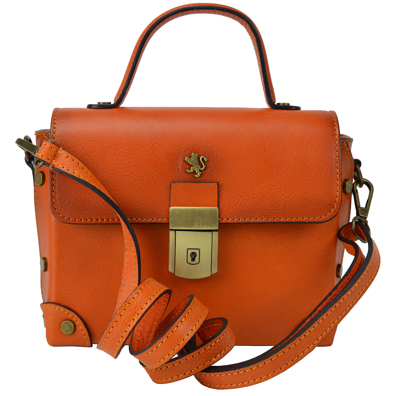 Pratesi Tote Bag Buti in Genuine Italian Vegetable Tanned Leather - Emerald