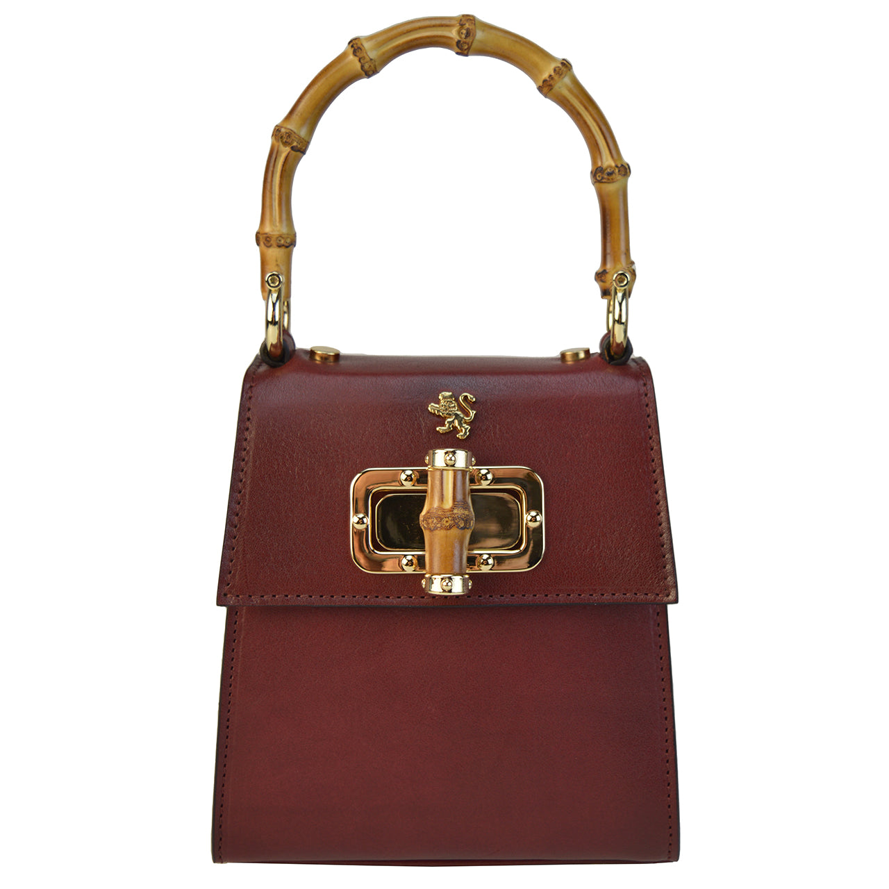 Pratesi Castalia Lady Bag in genuine Italian leather - Vegetable