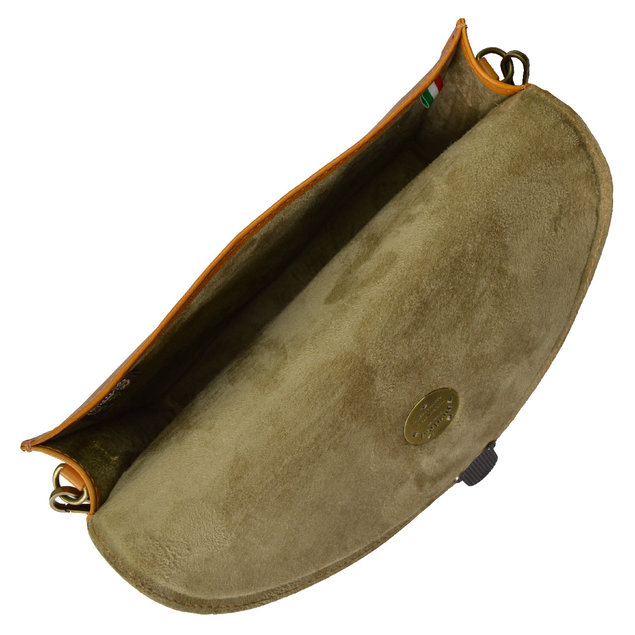 Pratesi Acone Woman Bag in genuine Italian leather - Acone Cognac