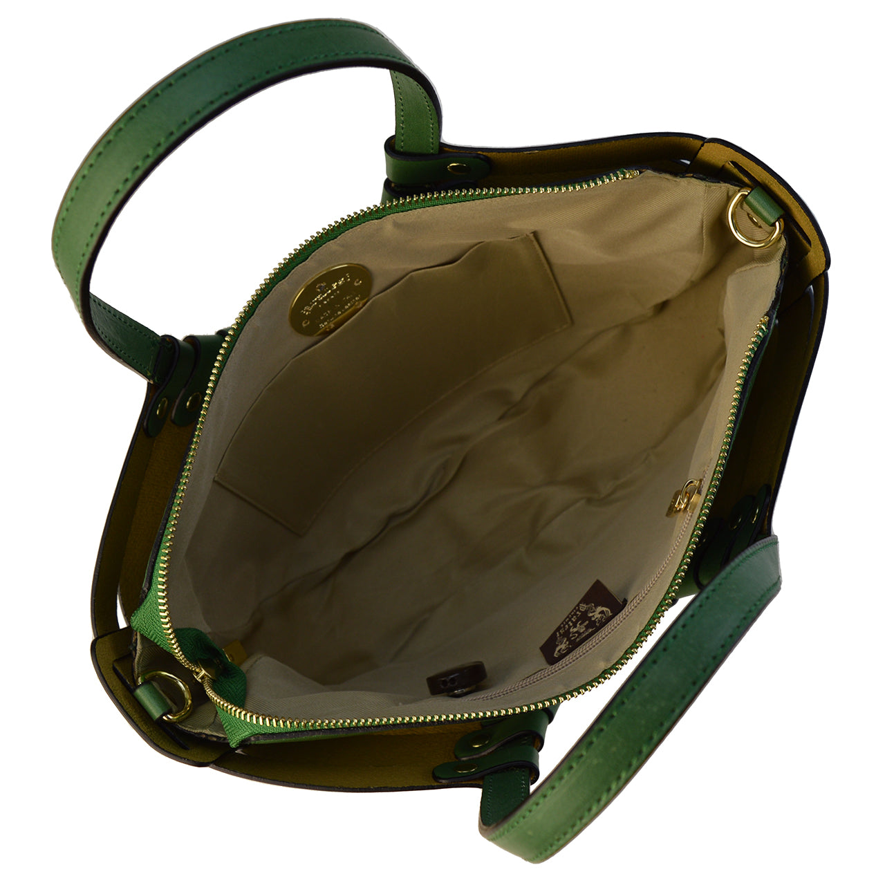 Bolsa clutch Pratesi Lucolena - Couro italiano curtido vegetalmente, azul