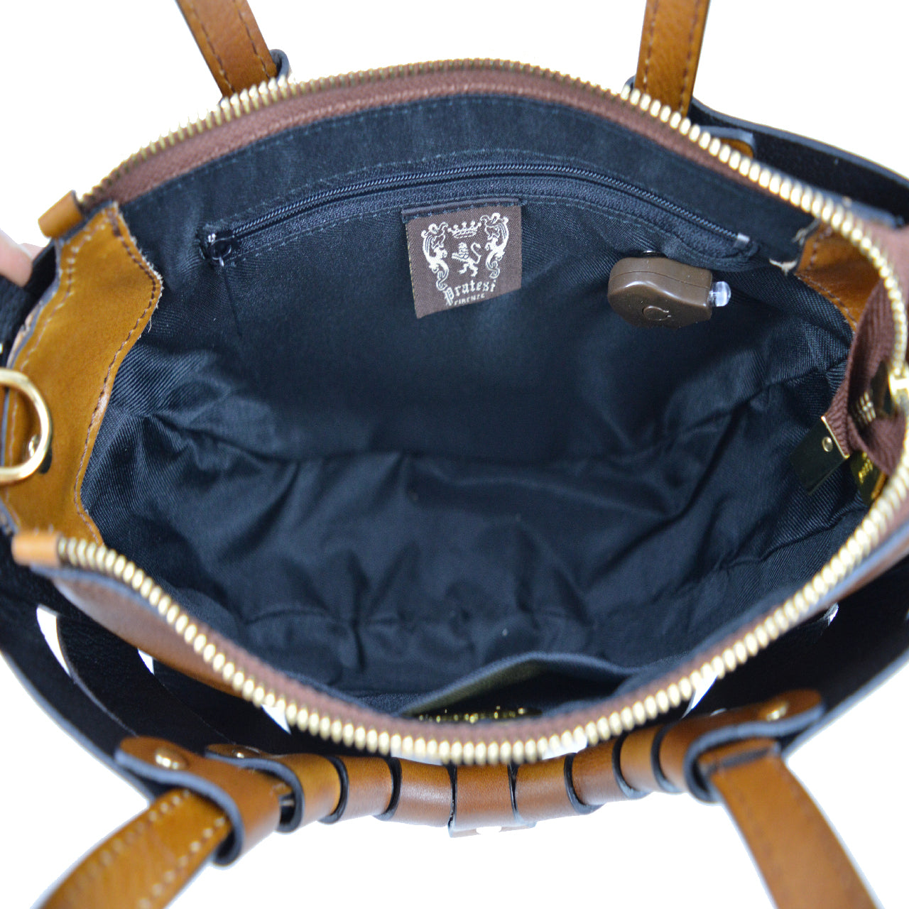 Pratesi Lucolena Clutch bag B110 - Vegetable Tanned Italian Leather Cherry