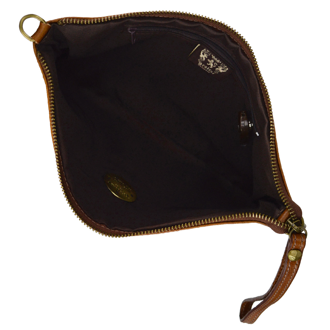 Pochette Pratesi Montebonello à porter à la ceinture, 20 cm, en cuir teint végétal