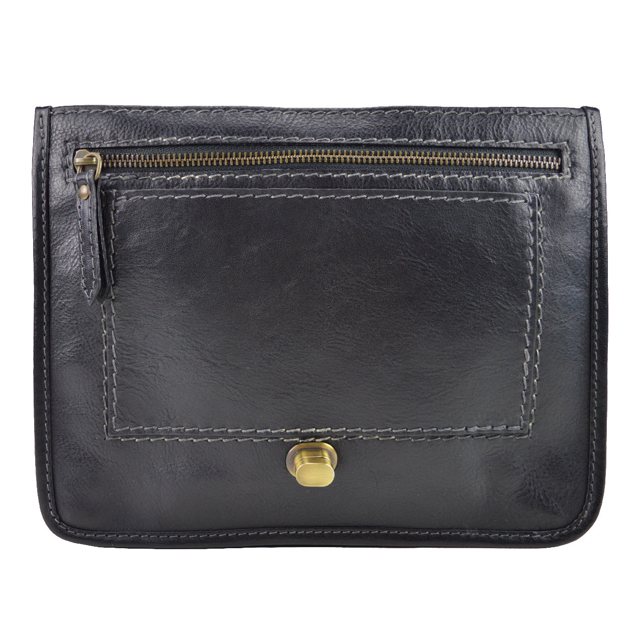 Pratesi Bag Portalettere Small 義大利真皮 - Bag Portalettere Small 棕色