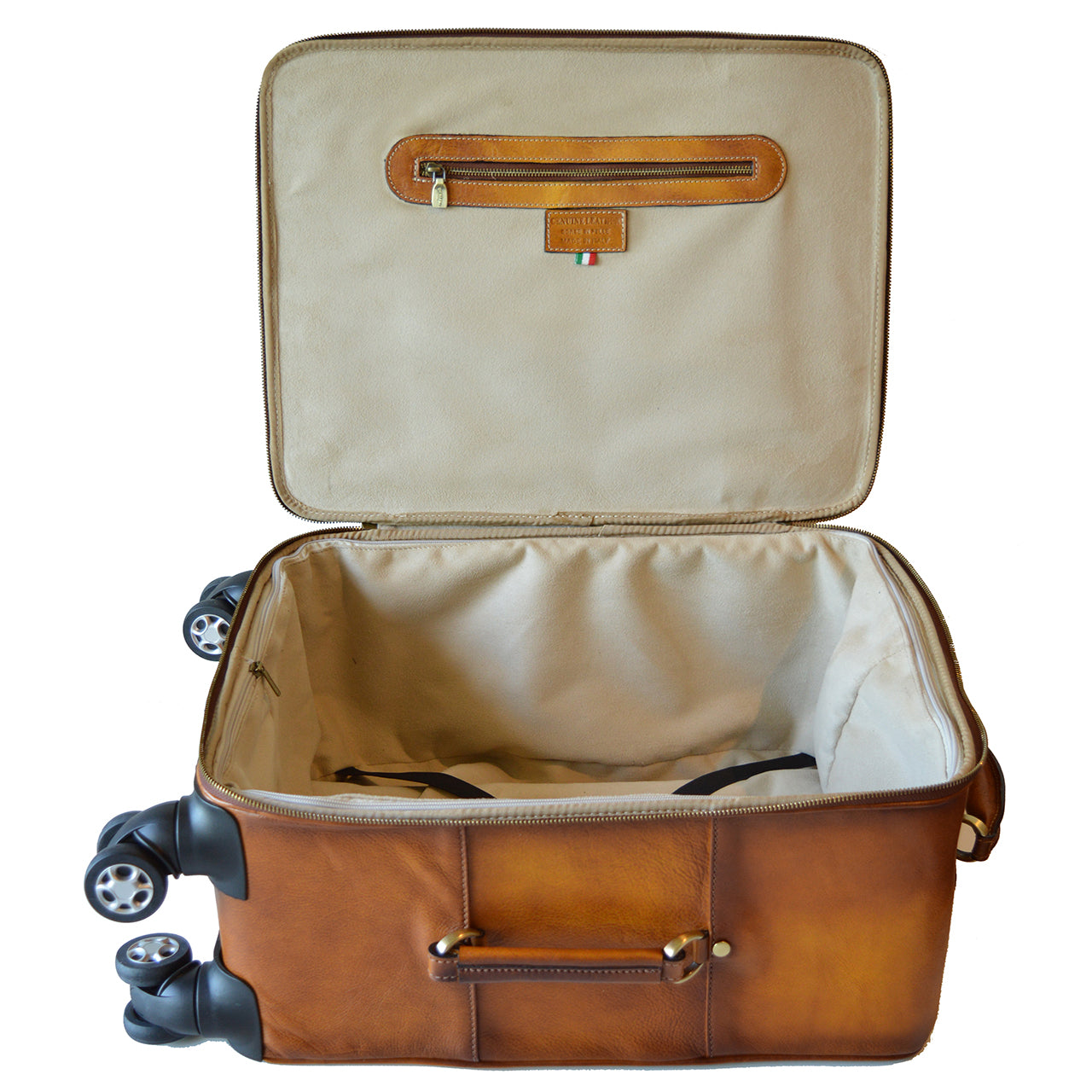 Valise Pratesi INTERCONTINENTAL en cuir italien véritable