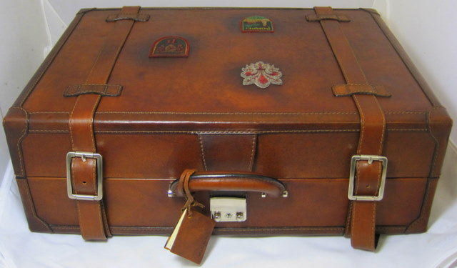 Pratesi Trolley Diligenza in genuine Italian leather