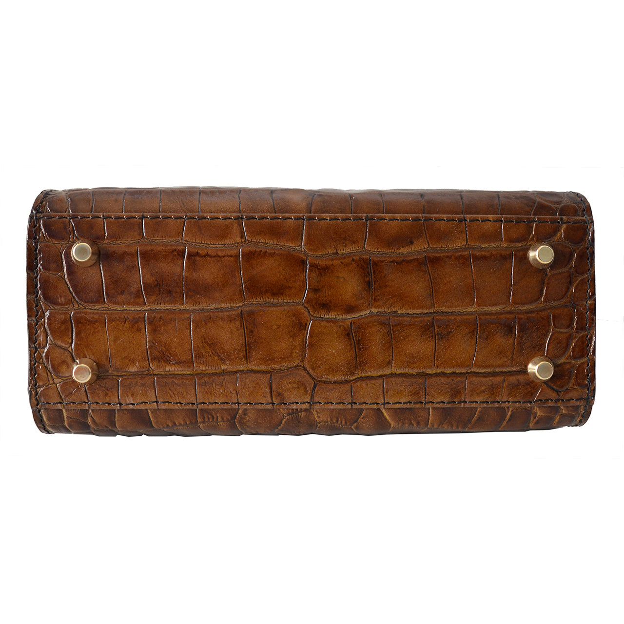 프라테시 아르테미시아 299 킹 - 크로커다일 엠보싱 가죽 체리