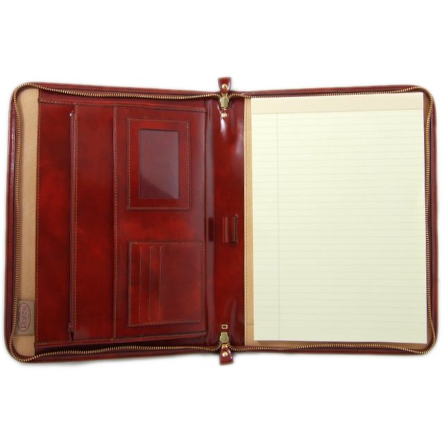 Porte-notes Pratesi Dante Cavallino en cuir véritable