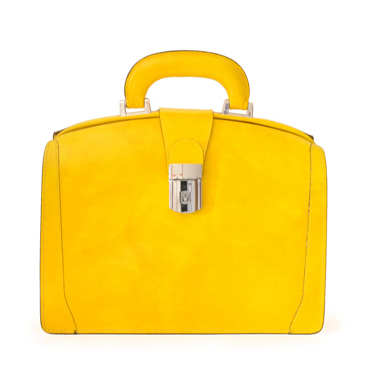 Pratesi Miss Brunelleschi Bag in genuine Italian leather - Yellow