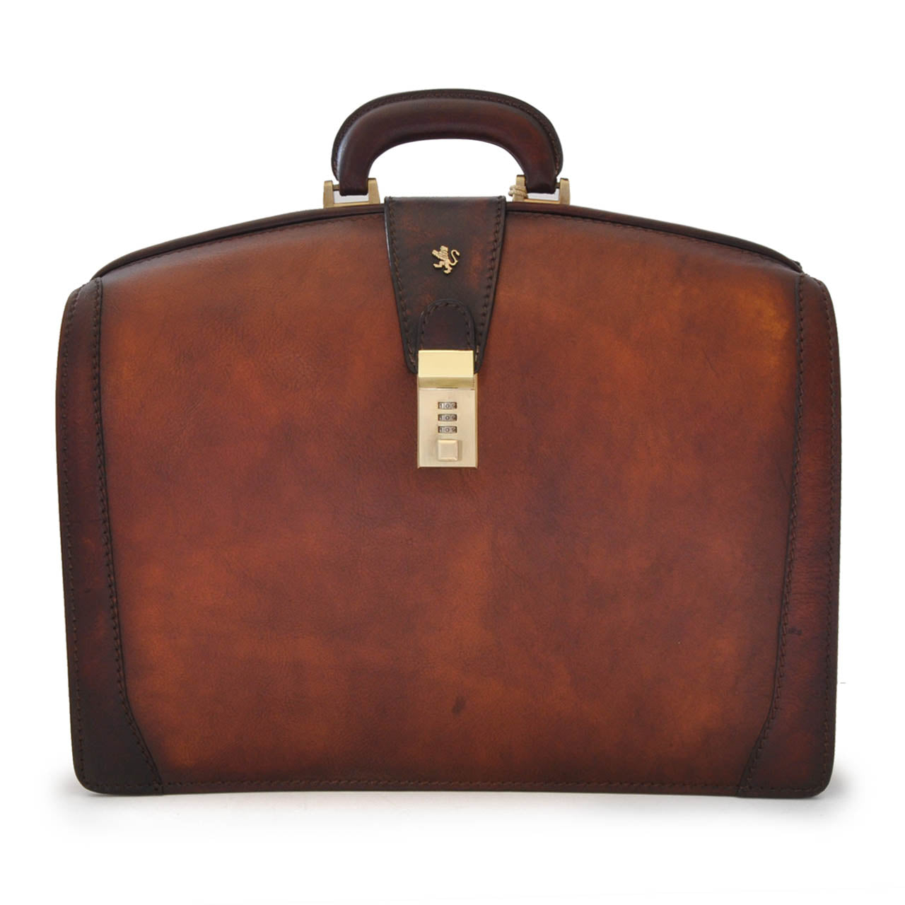 Pratesi Briefcase for Laptop Brunelleschi in genuine leather - Bruce Brown