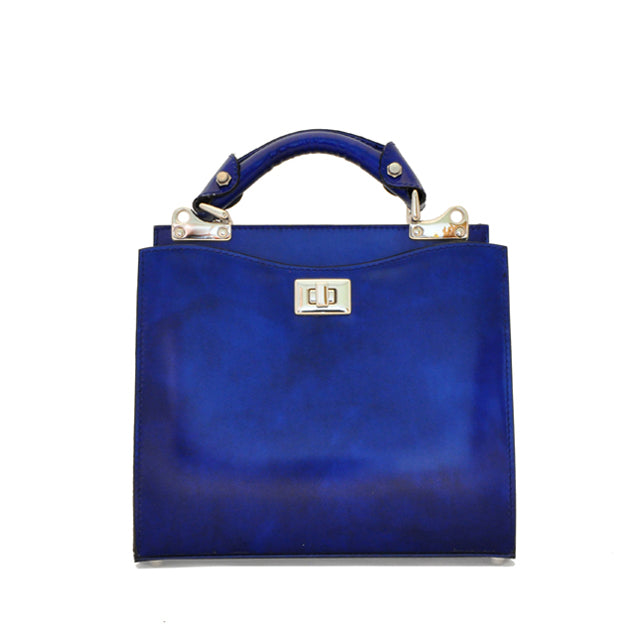 Pratesi Anna Maria Luisa de' Medici 牛革 ミディアム レディ バッグ - Radica Electric Blue