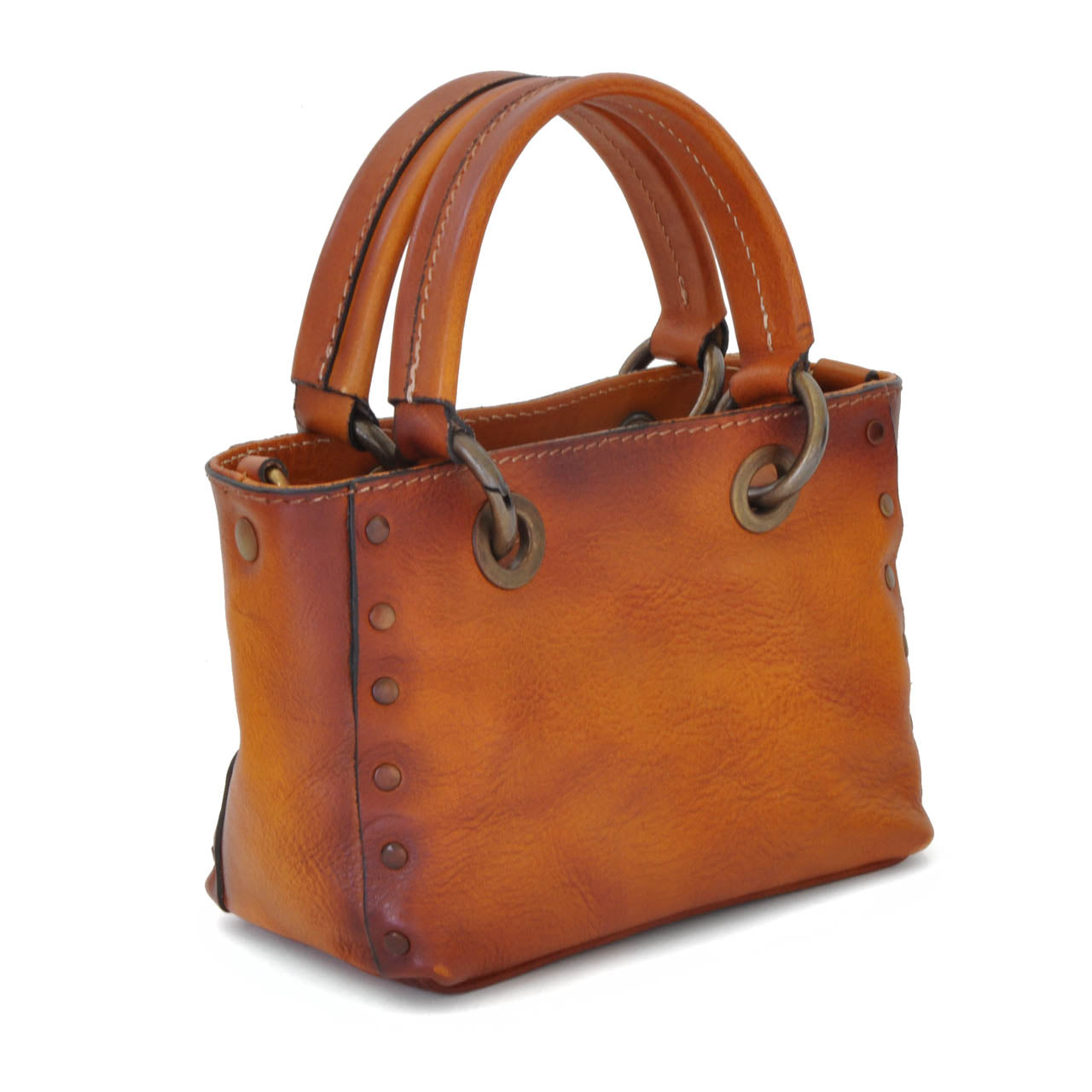 Pratesi Bagnone Lady Bag in vegetable-dyed leather - Chianti