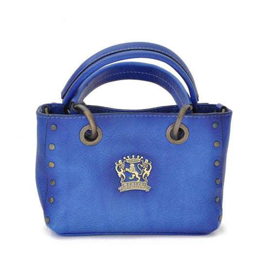 Pratesi Bagnone Lady Bag in vegetable-dyed leather - Electric Blue