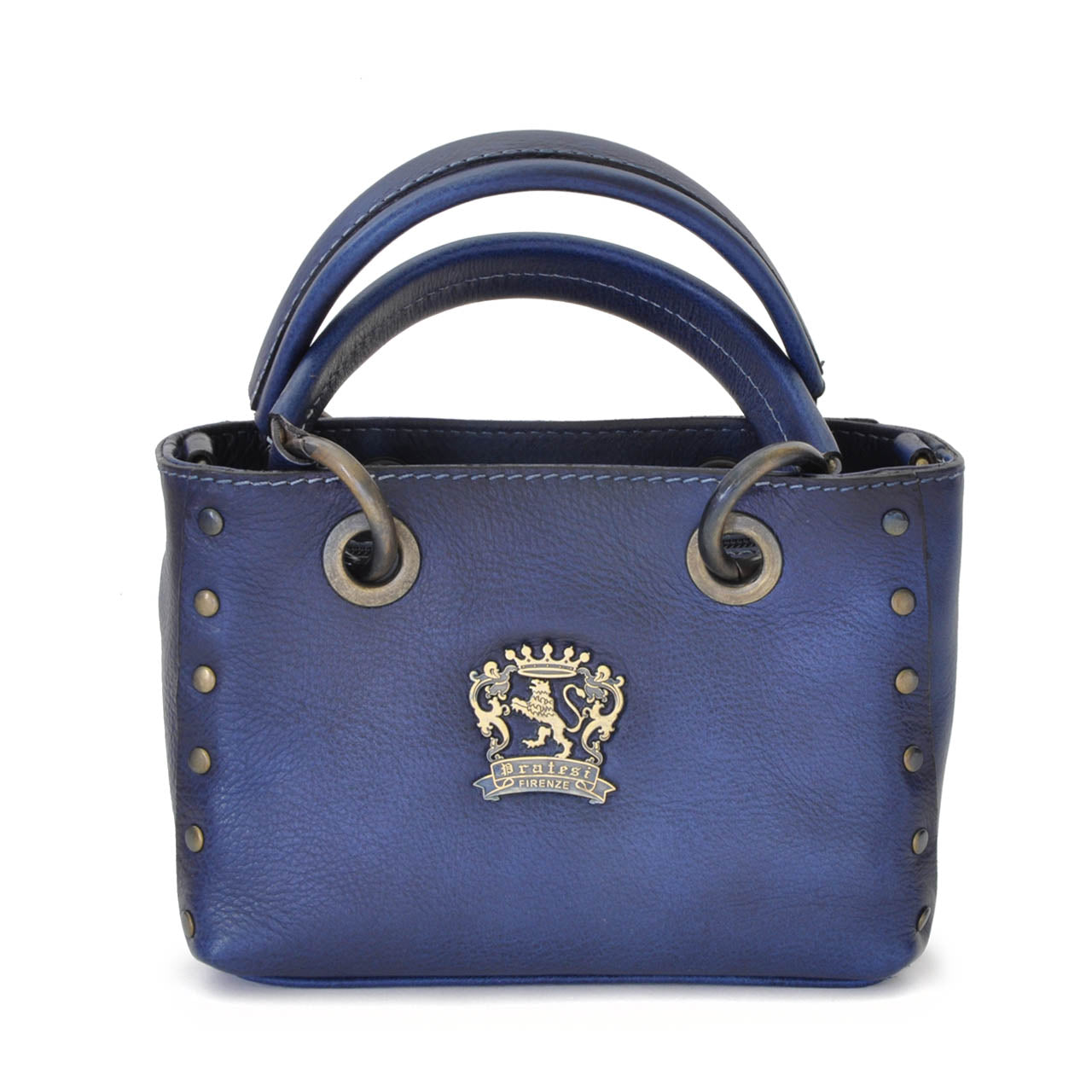 Pratesi Bagnone Lady Bag in vegetable-dyed leather - Blue